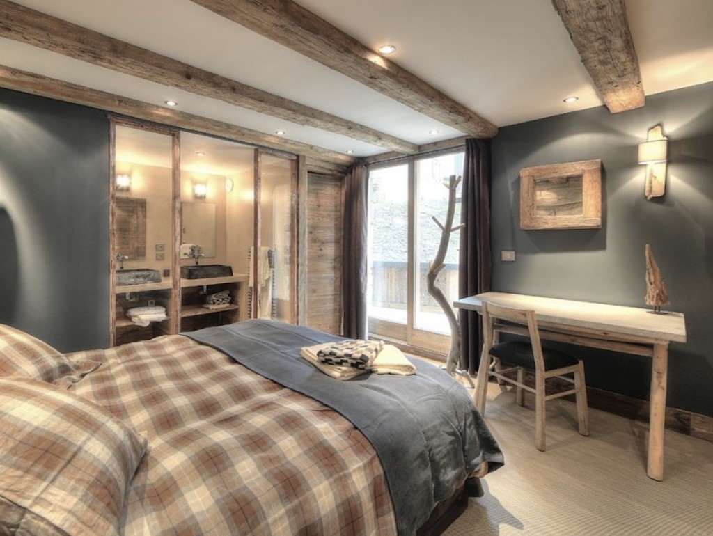 Chambre esprit chalet