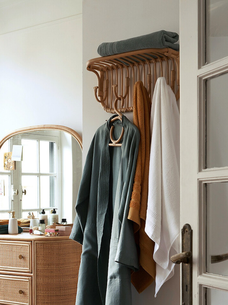 Porte-manteau en rotin : un must have - Joli Place