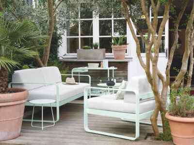 salon de jardin vert menthe