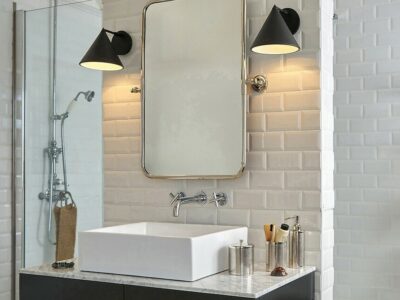 applique salle de bain style industriel