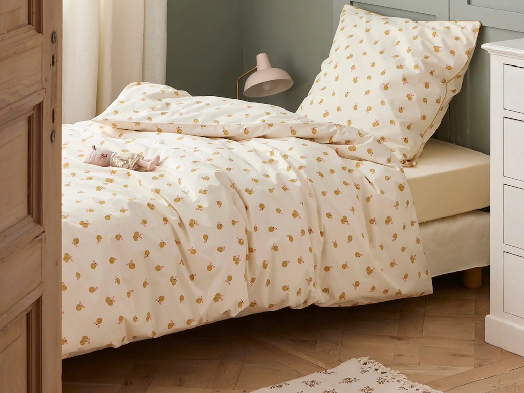 linge de lit motif fruits