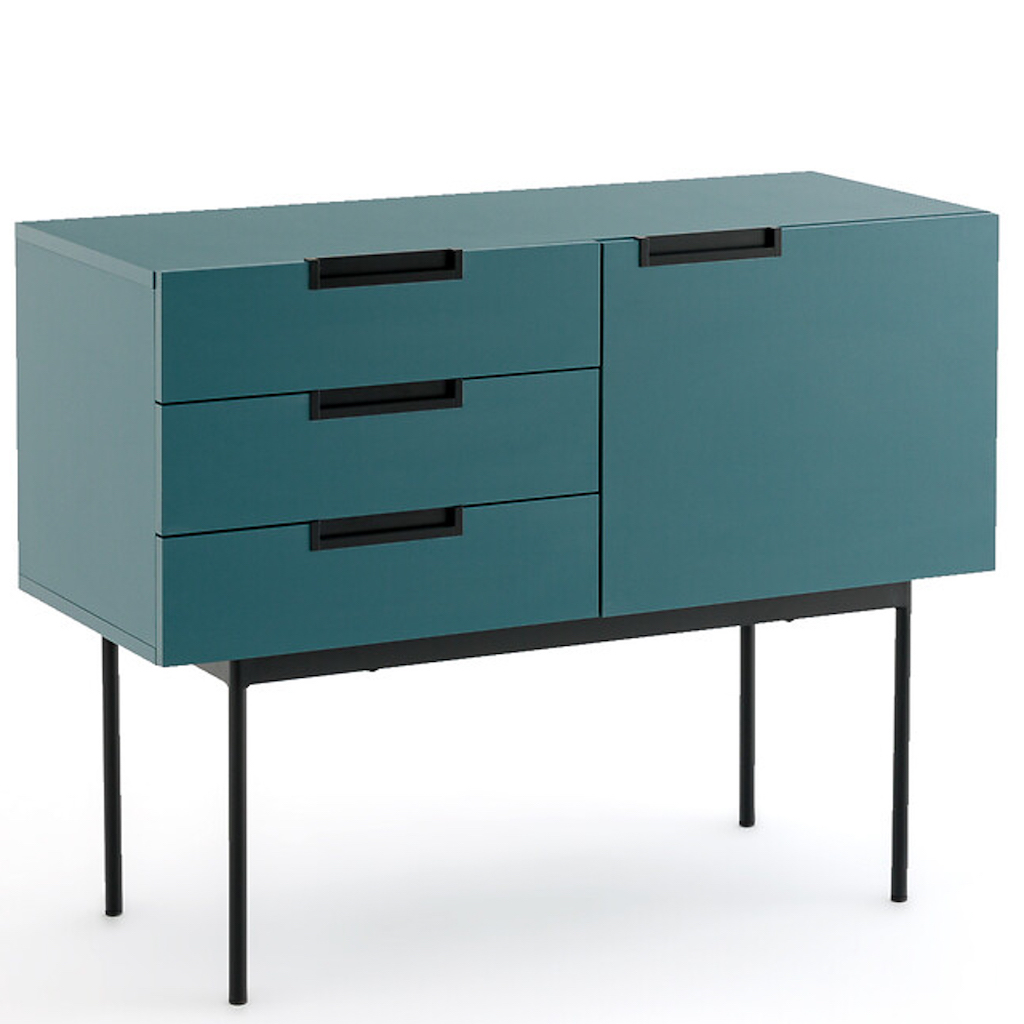 mobilier bleu canard