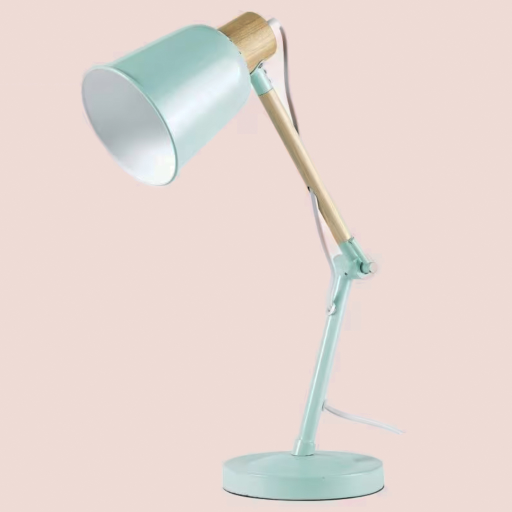 idée cadeau fille ado lampe de bureau vert pastel