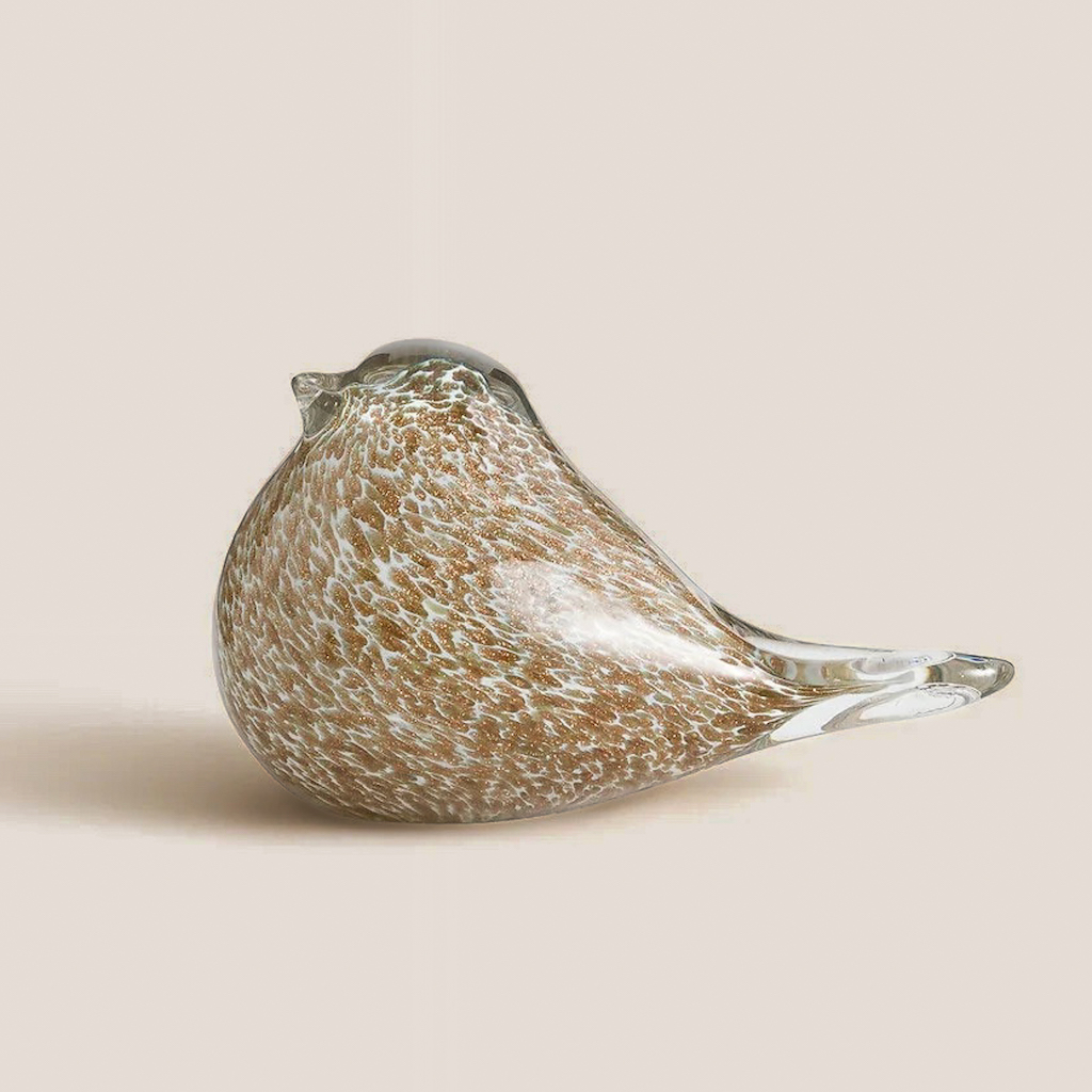 idée cadeau femme oiseau en verre