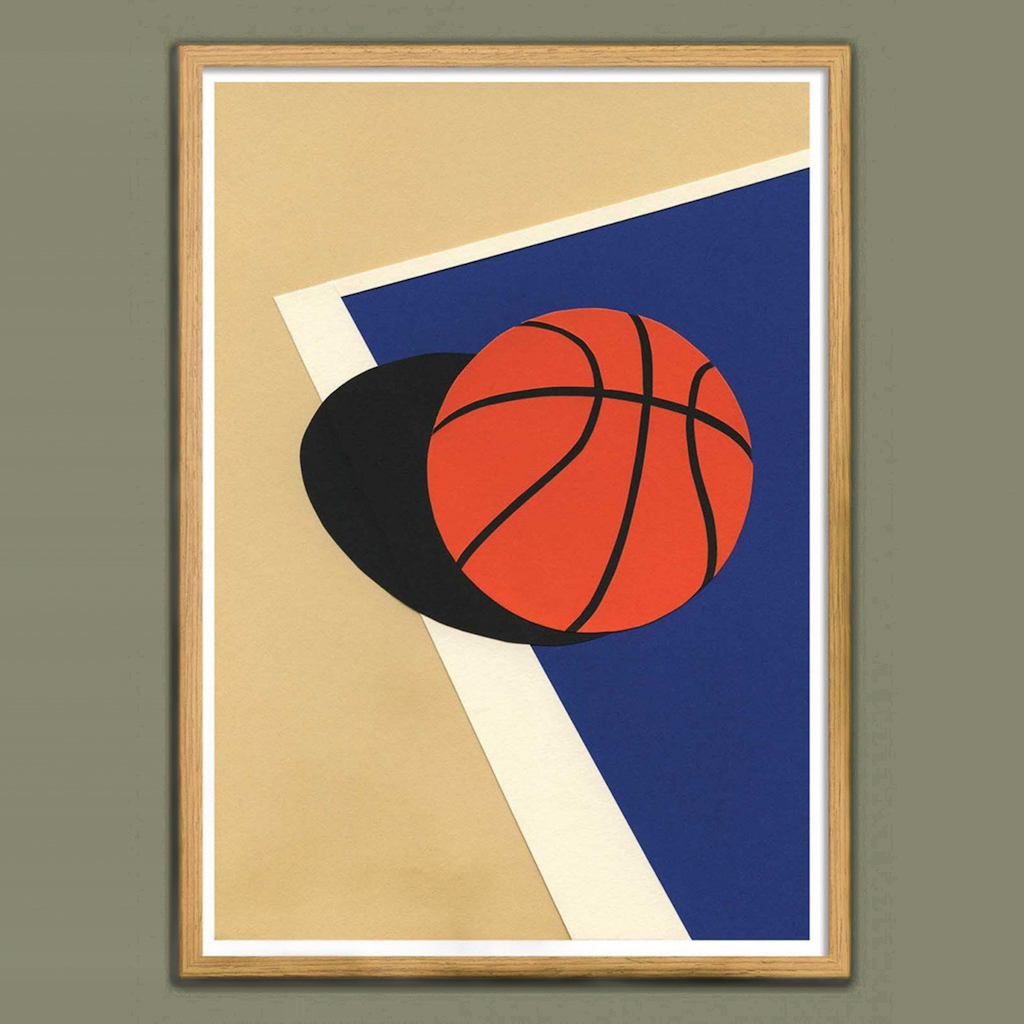 idée cadeau garçon ado affiche basket 