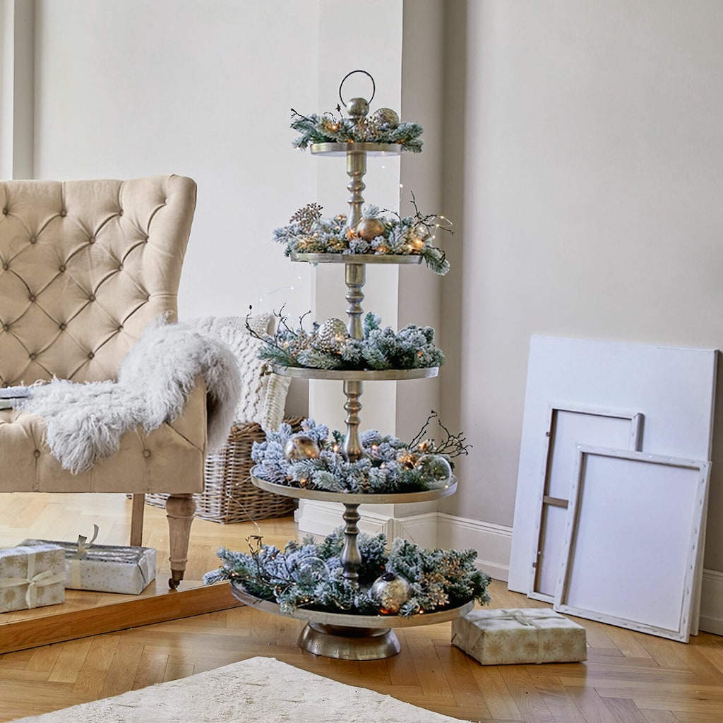 déco noël sur un plateau