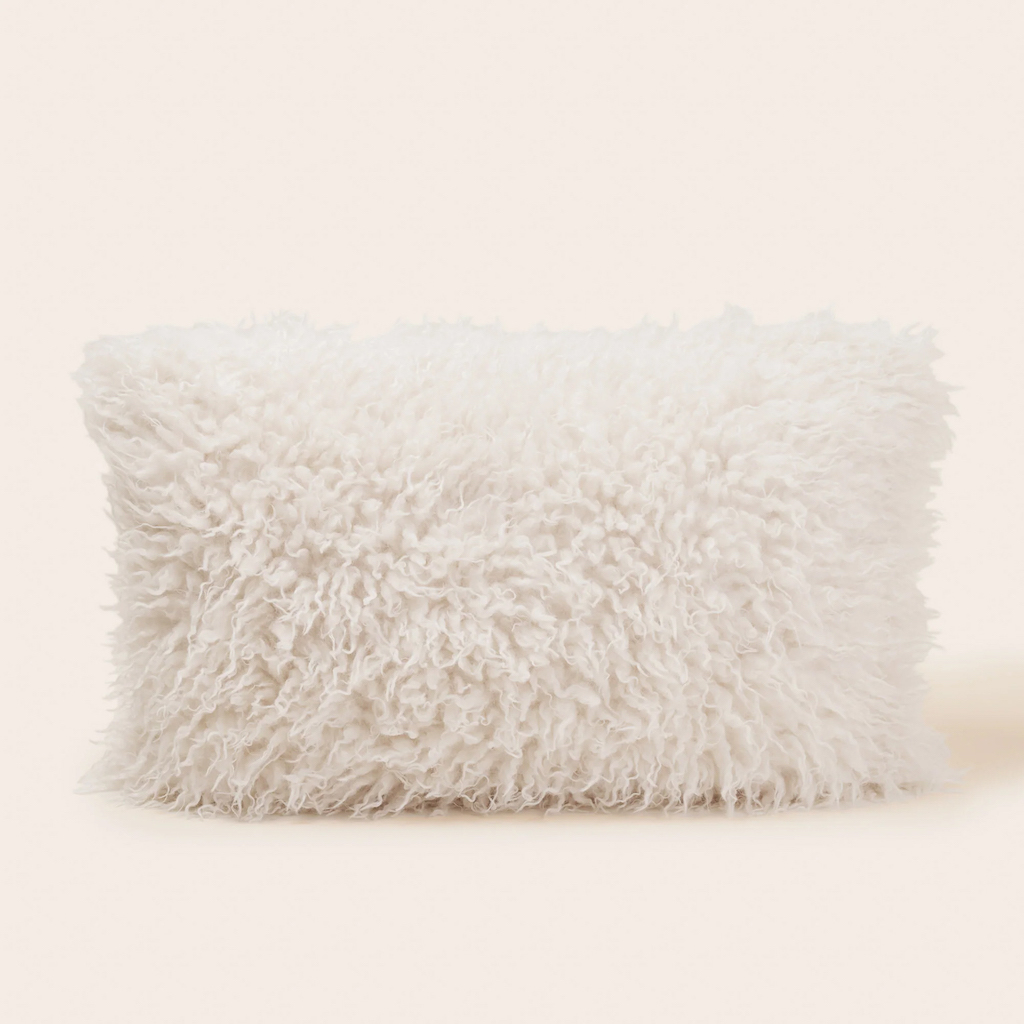 coussin en fausse fourrure