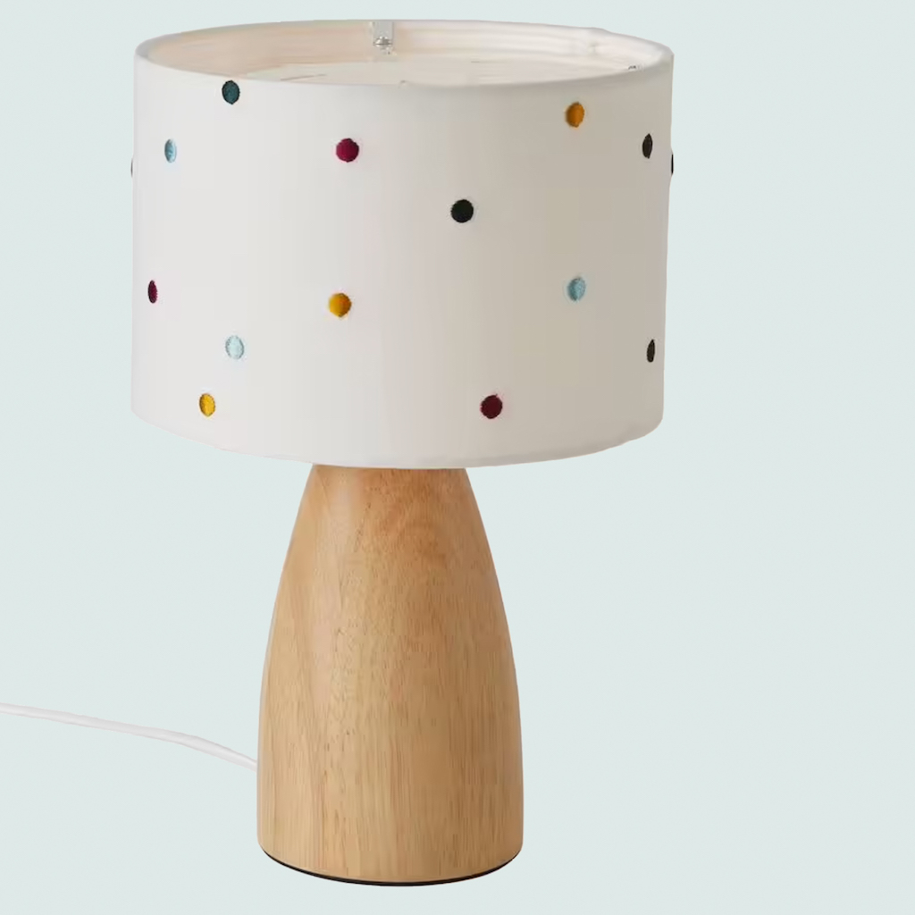 lampe enfant bois et tissu