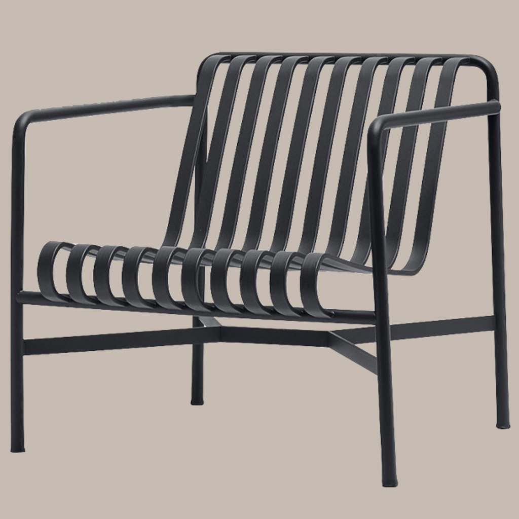 fauteuil de jardin noir