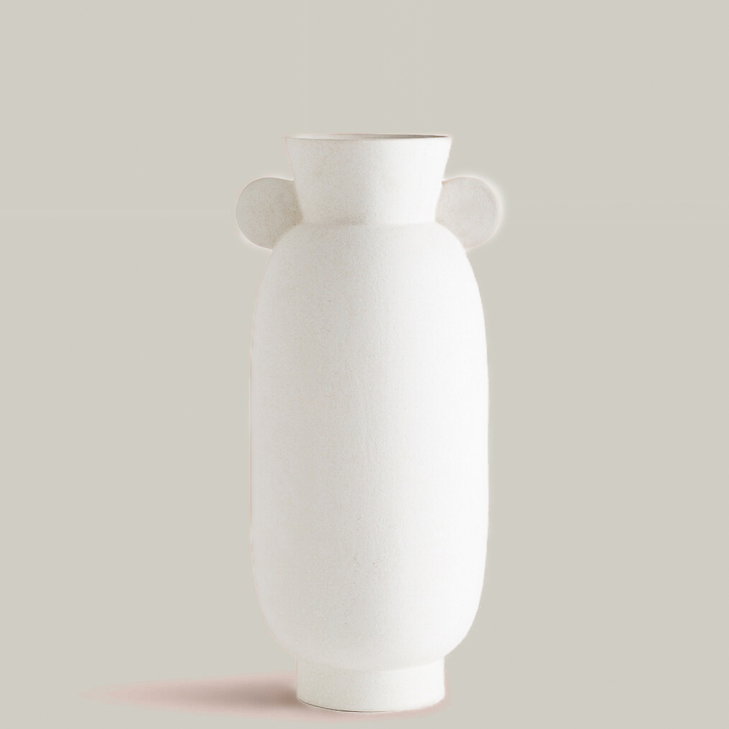 vase en céramique blanc