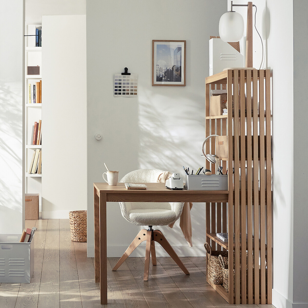 déco intérieur blanc et bois