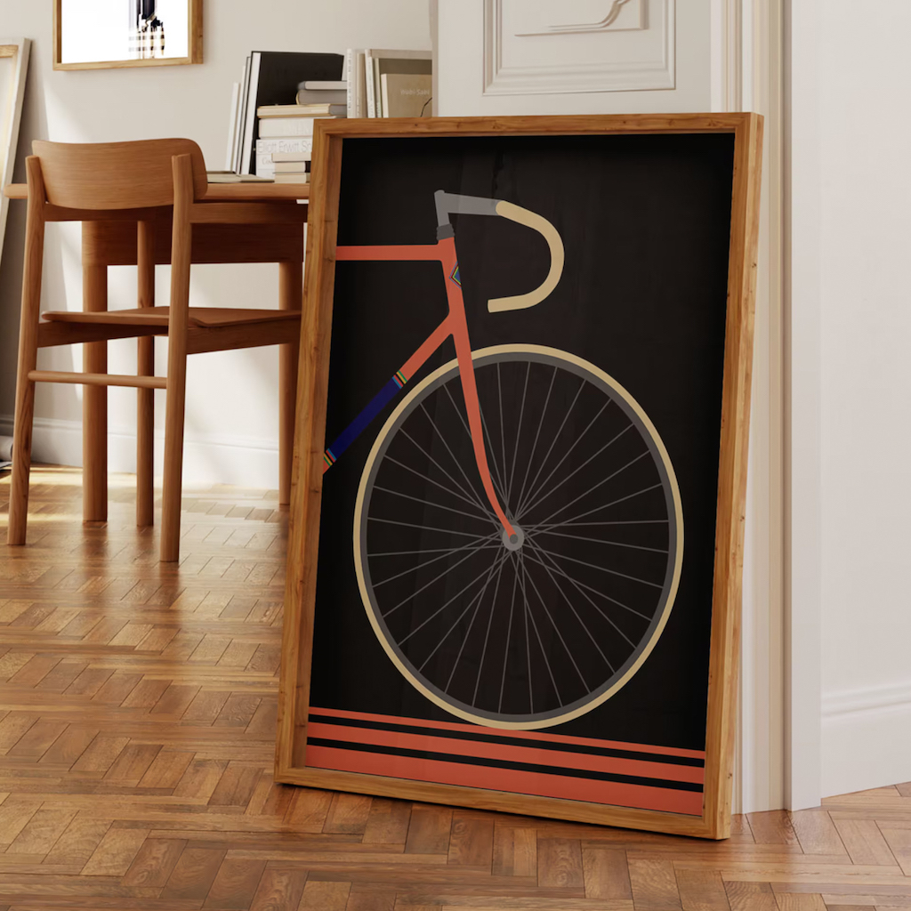 idée cadeau homme affiche vélo