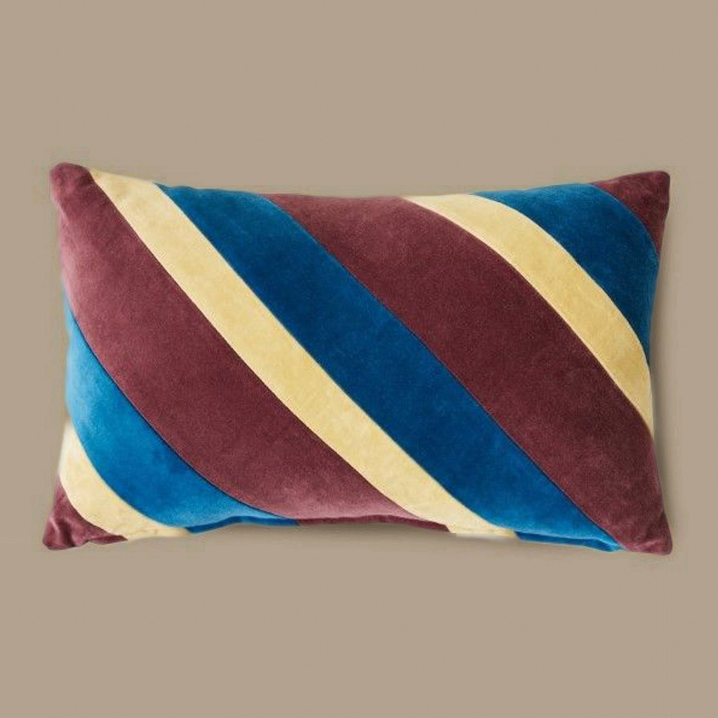 idée cadeau homme coussin rayé