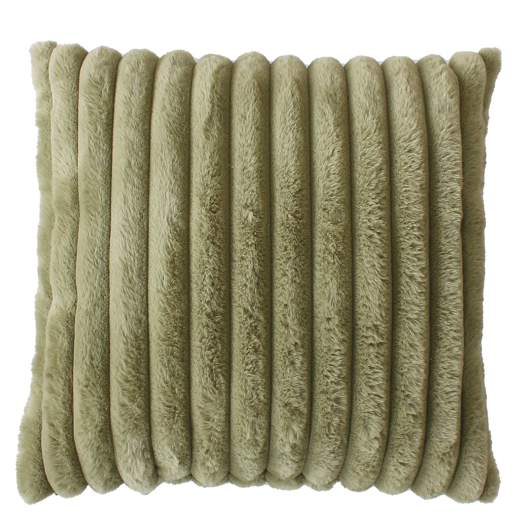 coussin vert olive