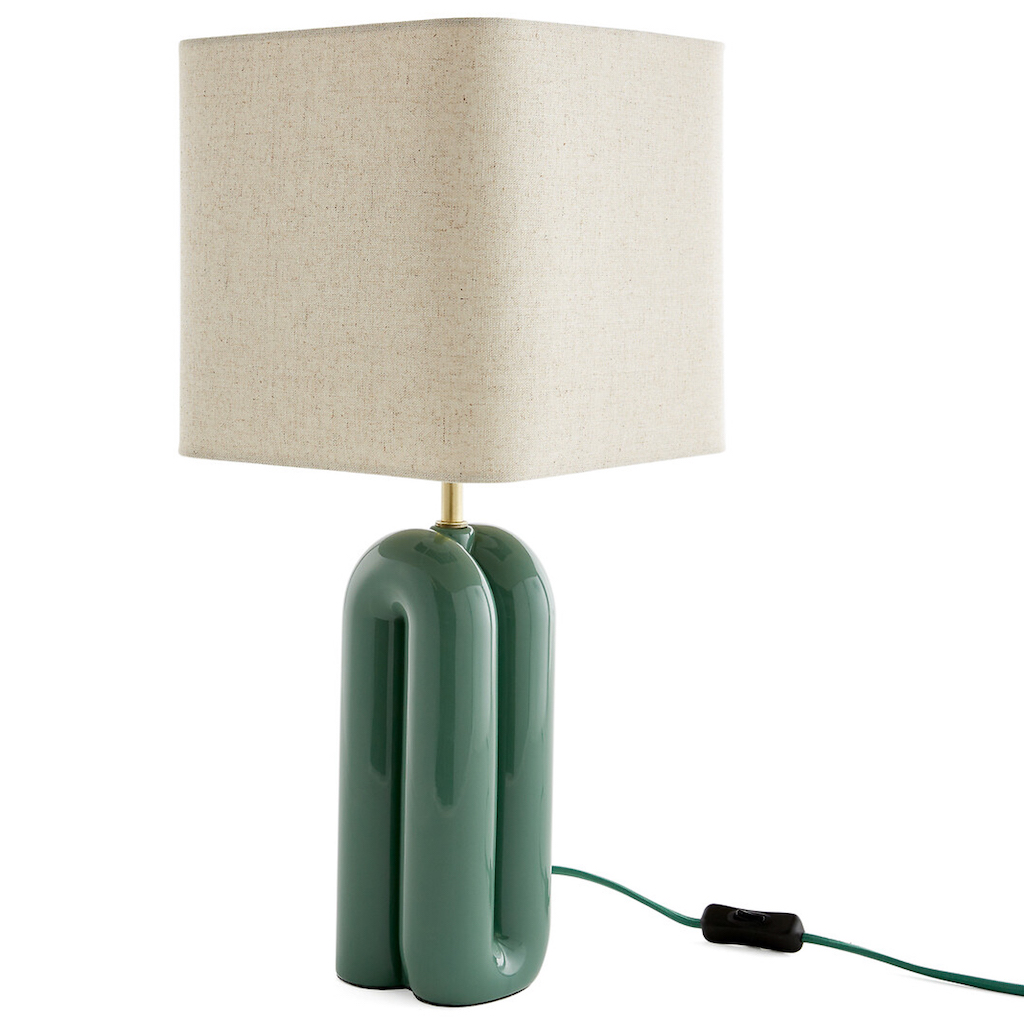 lampe design pied vert