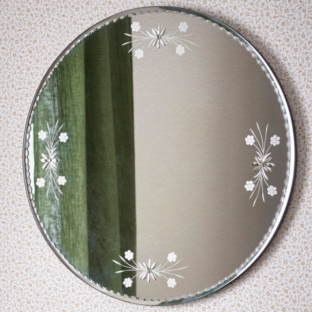 miroir rond vintage