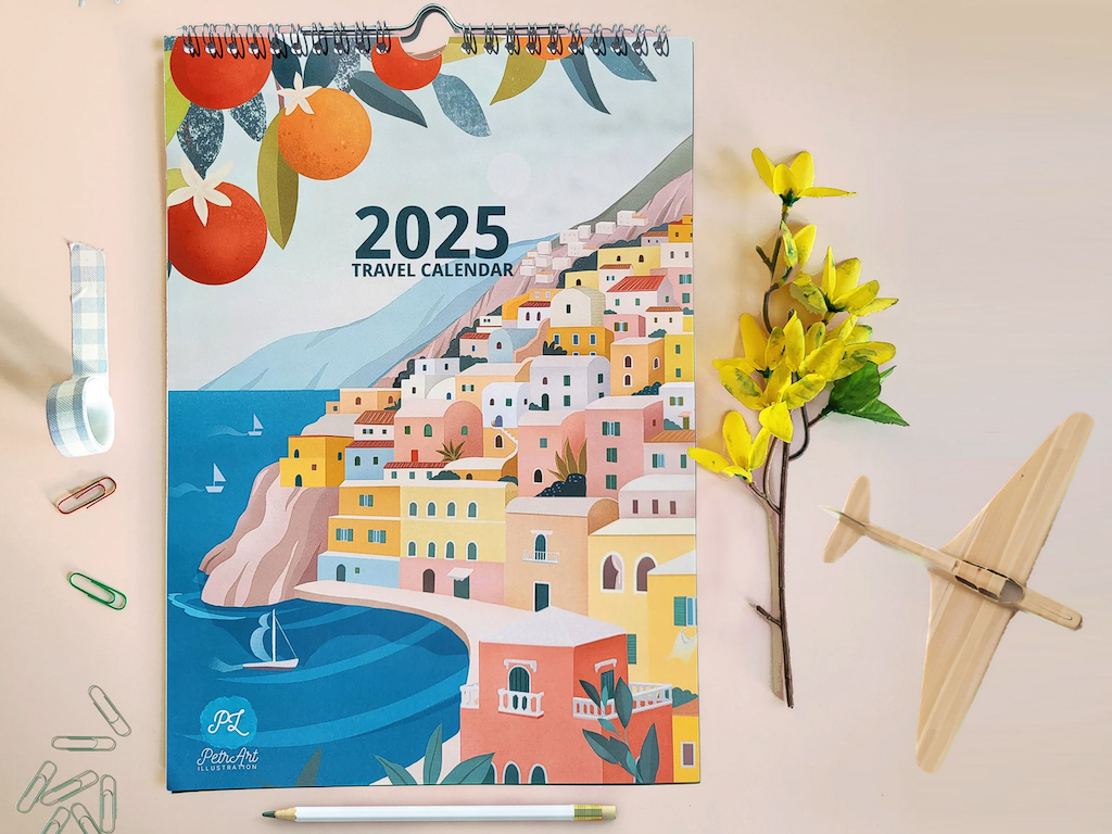 calendrier mural original 2025