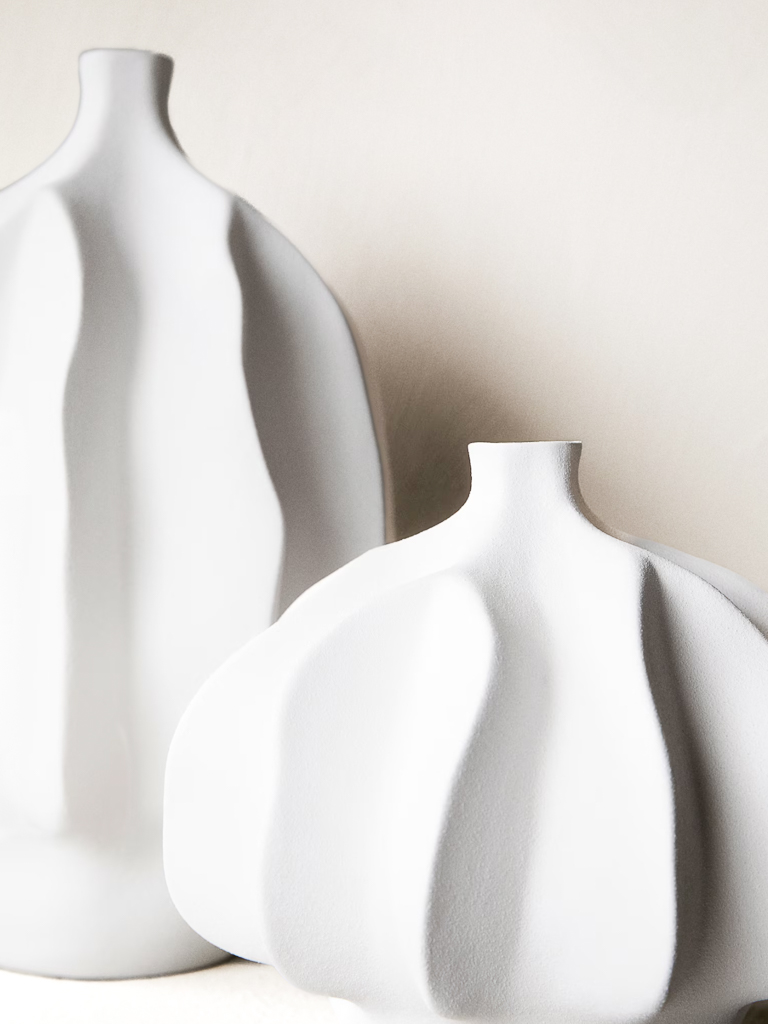 vase design blanc